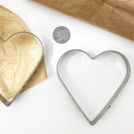 Heart Cookie Cutter ~ Sweden ~ 4" tall