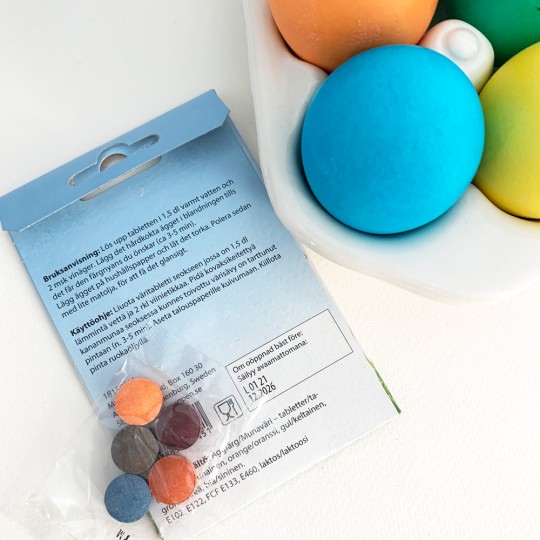 European Easter Egg Dye ~ Sweden