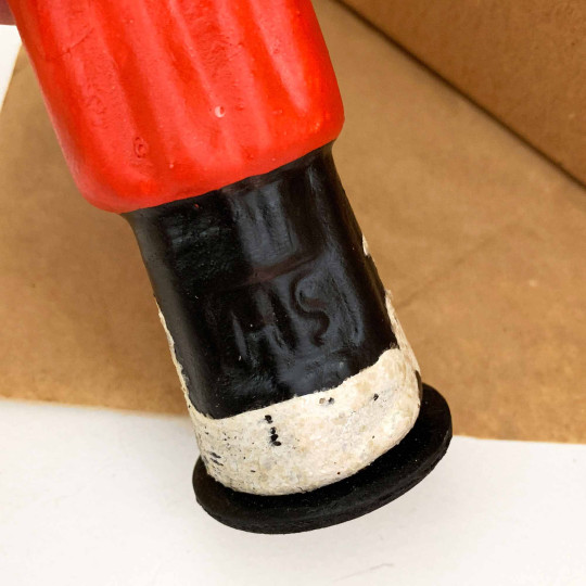 Belsnickle Santa Papier Mache Candy Container ~ Germany ~ 6-1/4" tall