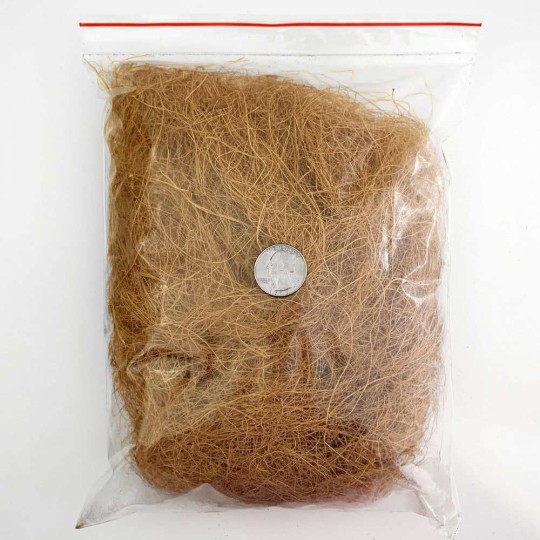 Preserved Natural Sisal for Craft Projects and Mangers ~ Tan ~ 50g in Bag