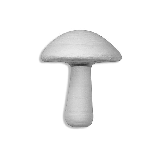 1 Extra Large Spun Cotton Classic Mushroom 3-1/4" ~ Czech Republic