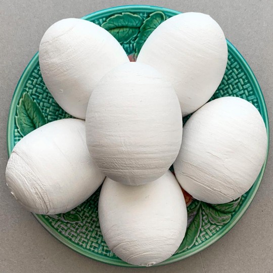 1 XL Spun Cotton Egg for Easter Crafting ~ 2-7/8"