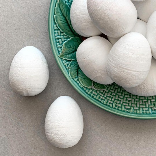 5 Spun Cotton Eggs for Easter Crafts ~ 1-1/2"