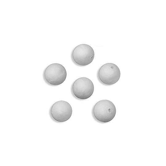 8 Round Spun Cotton Balls ~ 5/8" ~ 16mm