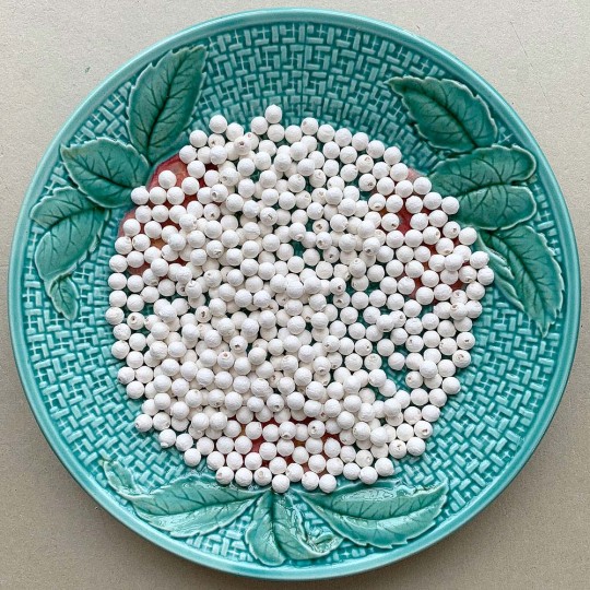 20 Tiniest Round Spun Cotton Balls ~ 1/4" ~ 6mm