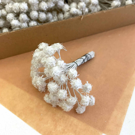 Flocked Pearled Nacre Vintage Flower Stamen ~ Germany