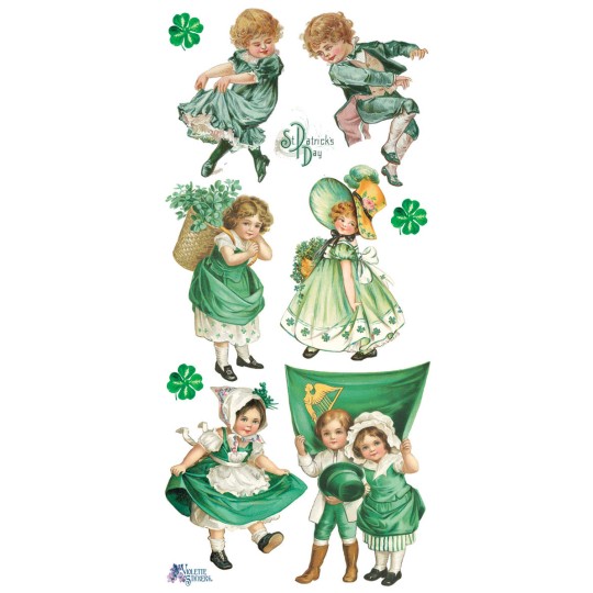 1 Sheet of Stickers St. Patricks Day Children