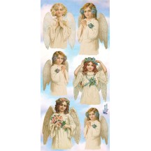 1 Sheet of Stickers Heavenly Angels