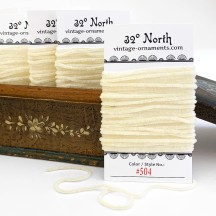 Ivory Chenille Cording ~ 5 yards ~ Tiny 1/8" wide