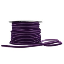 Tiny Velvet Ribbon Trim in Grape Purple ~ 1/8" wide