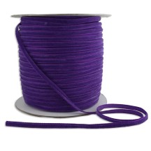 Tiny Velvet Ribbon Trim in Bright Grape Purple ~ 1/8" wide