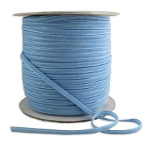 Tiny Velvet Ribbon Trim in Light Blue ~ 1/8" wide