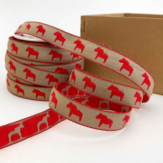 Dala Horse Folkloric Costume Trim ~ Sweden ~ 14 mm wide