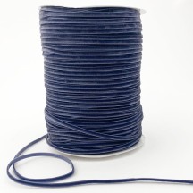 Tiny Velvet Ribbon Trim in Cornflower Blue ~ 1/8" wide