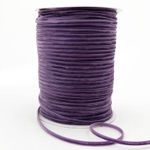 Tiny Velvet Ribbon Trim in Dusty Purple ~ 1/8" wide