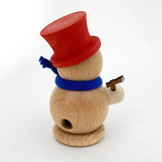 Small Snowman with Tree Incense Smoker ~ Gerd Hofmann Germany