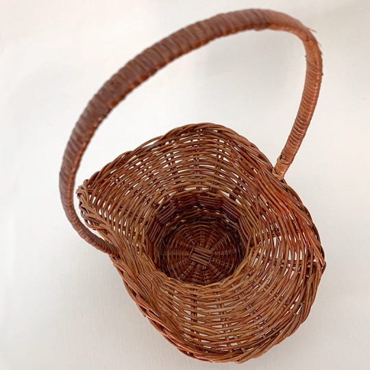 Small Wicker Basket for Holiday Crafts