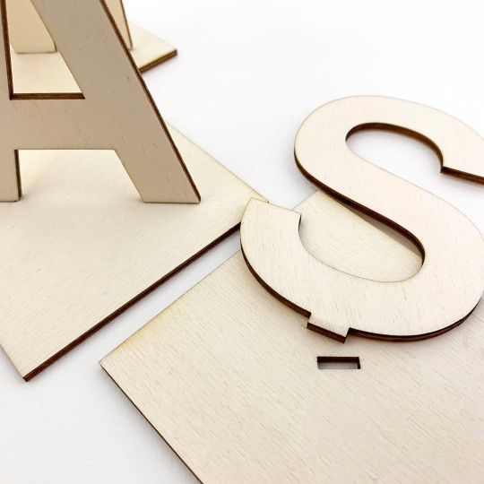 Wooden Standing XMAS Letters to Decorate