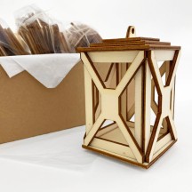 Wooden Lantern Ornament Kit ~ 1 Unassembled Lantern